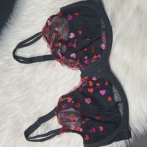 Cacique Heart Sheer Bra